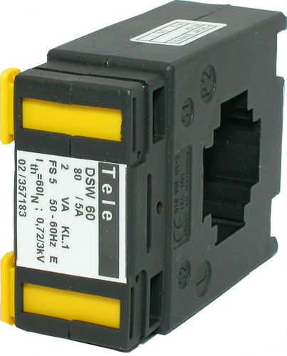 变压器电流互感器 - DSW 80 - TELE Haase Steuergeraete GmbH - DIN导轨 / 固定式 / 交流