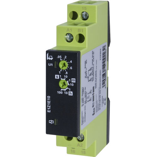 电子定时继电器 - E1Z1E10 24-240V AC/DC - TELE Haase Steuergeraete GmbH - 延迟 / DIN导轨 / 用于OEM