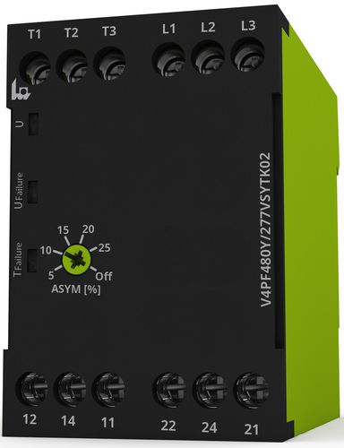 电压监控继电器 - V4PF480Y/277VSYTK02 - TELE Haase Steuergeraete GmbH - 相位顺序 / 断相 / 相位不平衡