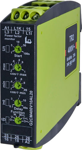 功率因素监控继电器 - G2CM400V10AL20 - TELE Haase Steuergeraete GmbH - 2NO/NF / 交流 / 三相