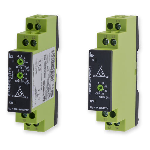 电压监控继电器 - E1PF480Y/277VSY10 - TELE Haase Steuergeraete GmbH - 相位顺序 / 断相 / 相位不平衡