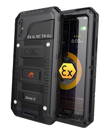 防爆燃工业智能手机 - Explosion Proof ATEX Zone 2 Intrinsically Safe iPhone XR - Atexxo B.V. - 本质安全 / ATEX