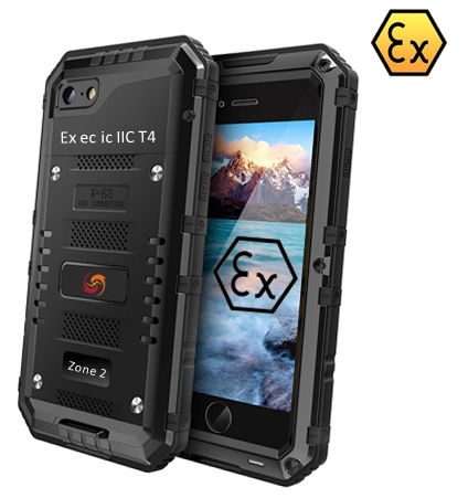 ATEX工业智能手机 - ATEX iPhone SE - Atexxo B.V. - WiFi / 防爆燃 / 本质安全