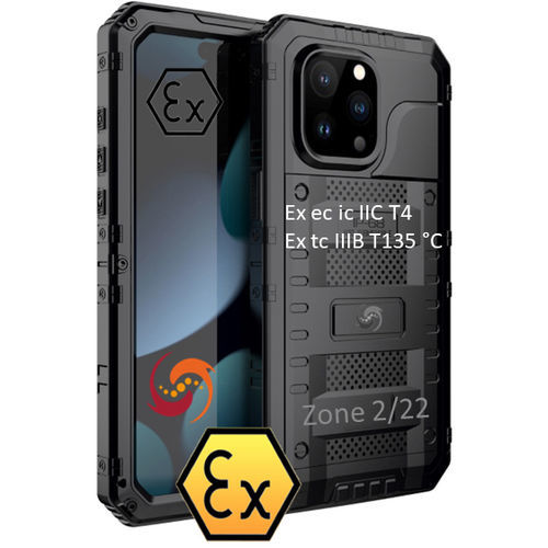 ATEX工业智能手机 - MOB-EX-IPH-15 series - Atexxo B.V. - WiFi / 蓝牙 / 4G