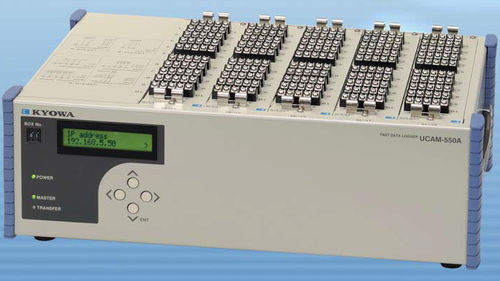 电压数据记录器 - UCAM-550A - Kyowa Electronic Instruments Co. - LAN/WLAN 网络 / LCD显示 / 用于热电偶