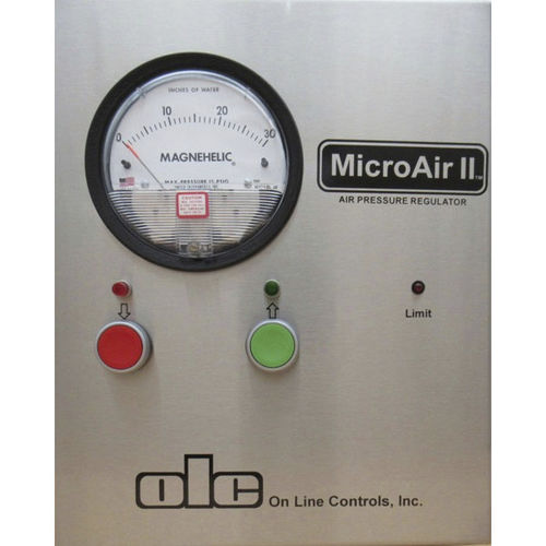 超低压压力调节器 - MicroAir II - On Line Controls, Inc. - 压缩空气 / 弹簧 / 单级