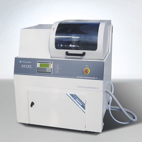金相切割机 - GTQ-5000A  - Laizhou Weiyi Experiment Machine Manufacturing Co., Ltd. - 旋转刀 / 用于金属 / 样本
