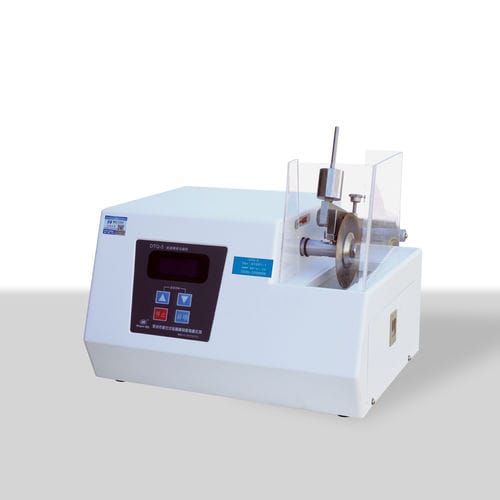 慢速切割机 - DTQ-5 - Laizhou Weiyi Experiment Machine Manufacturing Co., Ltd. - 旋转刀 / 用于金属 / 样本