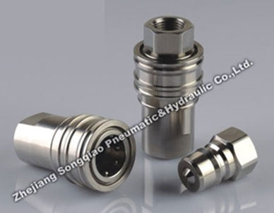 液压接头 - LSQ-DJY series - Zhejiang Songqiao Pneumatic and Hydraulic Co.,Ltd - 快速 / 不锈钢 / 防水