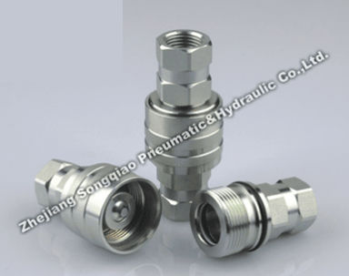 快速接头 - LSQ-CVV series - Zhejiang Songqiao Pneumatic and Hydraulic Co.,Ltd - 液压 / 螺纹 / 钢
