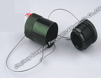 圆形盖子 - LSQ-VEP series - Zhejiang Songqiao Pneumatic and Hydraulic Co.,Ltd - 金属 / 防护