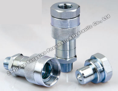 快速接头 - KZE-B series - Zhejiang Songqiao Pneumatic and Hydraulic Co.,Ltd - 液压 / 螺纹 / 钢