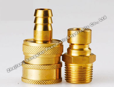 快速接头 - LSQ-Q3 series - Zhejiang Songqiao Pneumatic and Hydraulic Co.,Ltd - 气动 / 黄铜 / 模块化