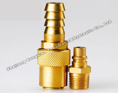 快速接头 - LSQ-K series - Zhejiang Songqiao Pneumatic and Hydraulic Co.,Ltd - 气动 / 黄铜 / 模块化