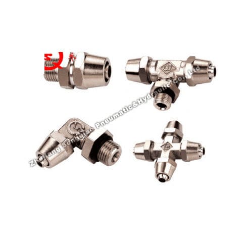 气动接头 - JSM  - Zhejiang Songqiao Pneumatic and Hydraulic Co.,Ltd - 螺纹 / T形 / 直角