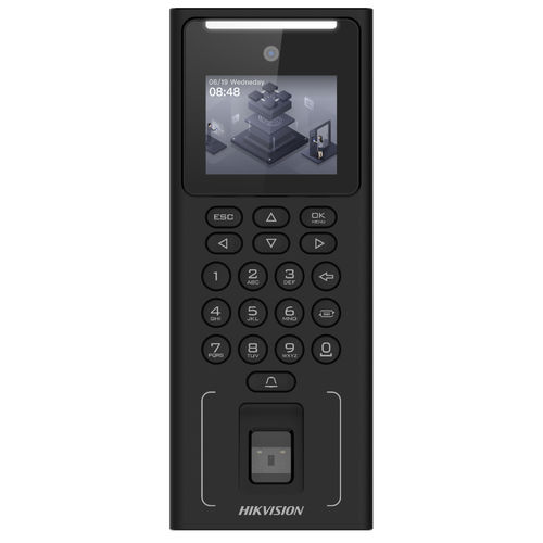 带键盘HMI终端 - DS-K1T321EFWX - Hikvision - 壁挂安装 / 320 x 240 / VIA