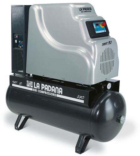 螺杆压缩机 - SAT 5 - 270 E, SAT 10 - 500 E - La Padana Air Compressors - 旋转 / 空气 / 电动式