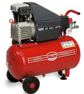 活塞压缩机 - ED 25/2 M - La Padana Air Compressors - 空气 / 电动式 / 带脚轮
