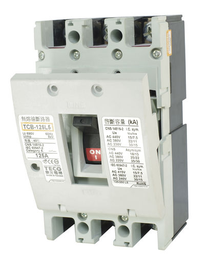热量断路器 - TCB Series, 400V up to 90 kA  - TECO ELECTRIC & MACHINERY Co., Ltd. - 磁性 / 交流 / 3极