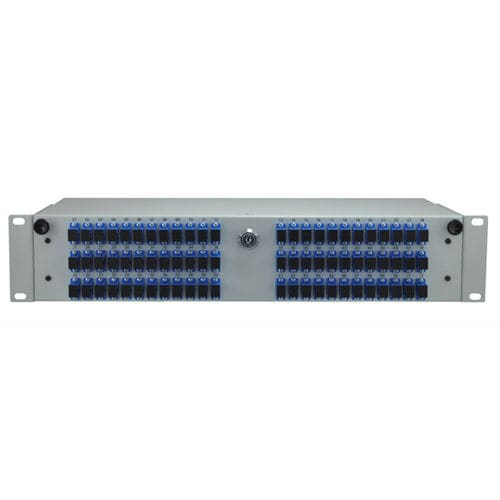 光纤分纤箱 - ODF-19-2U-T* series - DLL Partners - 19" 机架 / 钢