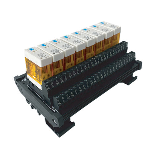 开关继电器模块 - HFGD7-5 series - Xiamen Hongfa Electroacoustic Co.,Ltd. - DIN导轨