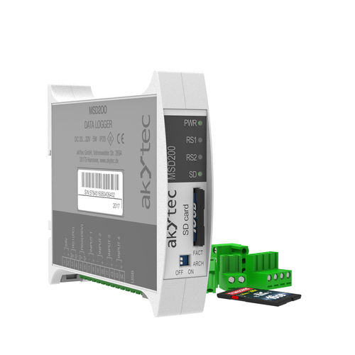 温度数据采集器 - MSD200 - akYtec GmbH - 压力 / 通用 / 湿度