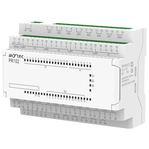小型可编程控制器 - PR102 - akYtec GmbH - DIN导轨 / 16路输入 / 8路输入