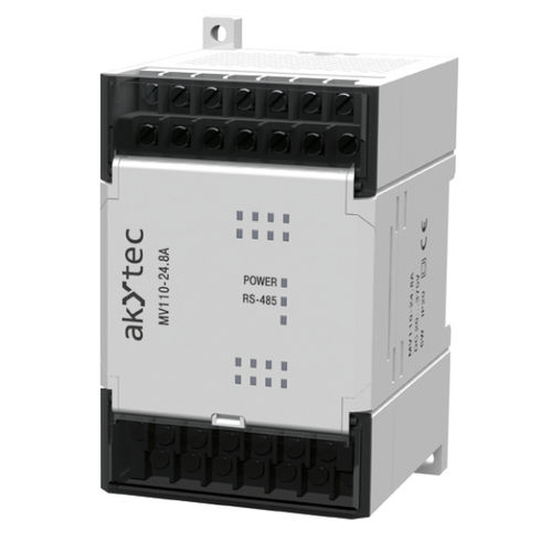 模拟输入模块 - MV110-24.8A - akYtec GmbH - ModBUS RTU / RS485 / 8路模拟输入