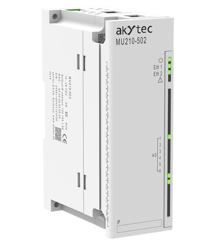 模拟输出模块 - MU210-502 - akYtec GmbH - Modbus TCP / 以太网 / 安全