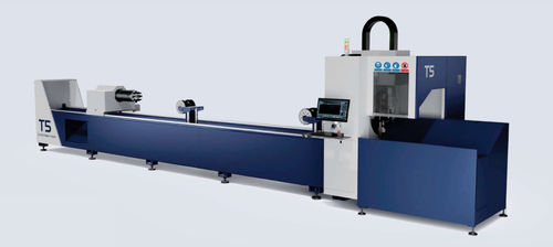 光纤激光切割机 - MPS-T - Han's Laser Technology Co., Ltd - 用于钢材 / 管道 / 手动装载