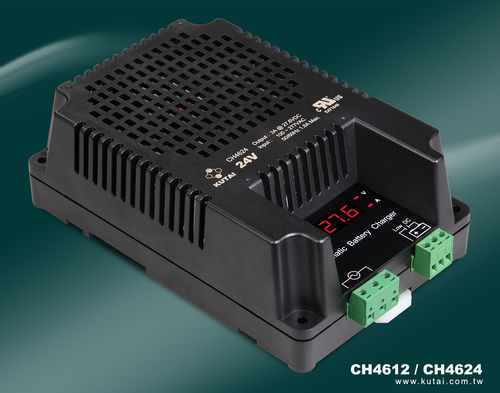 DIN导轨安装式电池充电器 - CH4612, CH4624 - Kutai Electronics Industry Co., Ltd. - 铅 / 自动