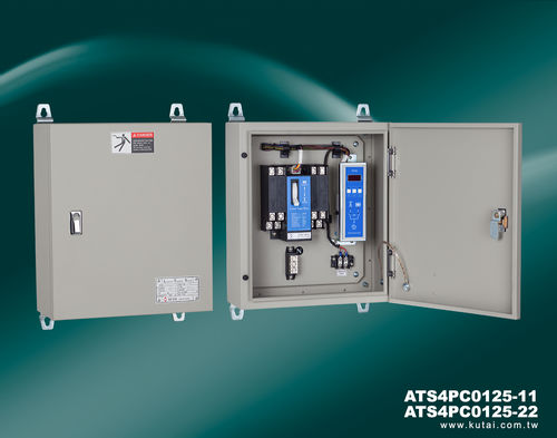 自动转换开关 - ATS4PC0125-11 / ATS4PC0125-22 - Kutai Electronics Industry Co., Ltd. - 封闭式 / 用于应急电源 / 用于发电机