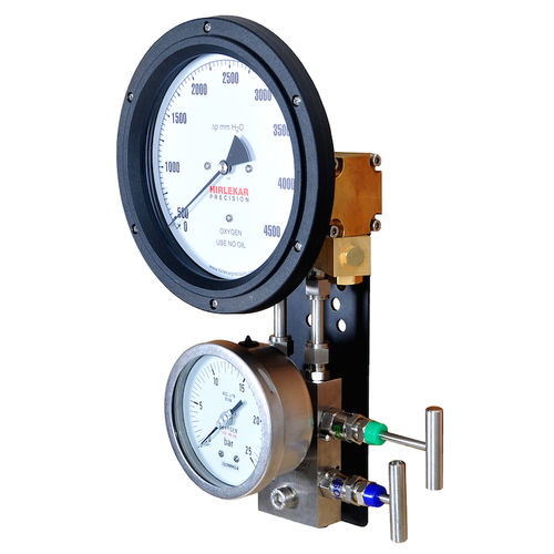 差动压力计 - 370 DGC - Hirlekar Precision Instruments, Pune - 表盘 / 法兰 / NPT 1/4