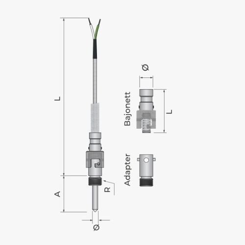 RTD温度探头 - 114 - MESEL S.L - Pt100 / Pt1000 / J型热电偶