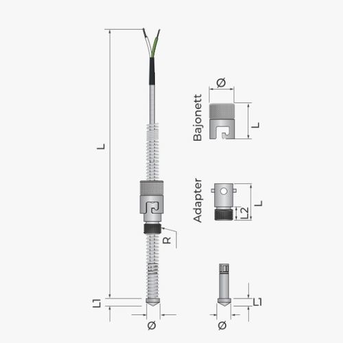 RTD温度探头 - 115 - MESEL S.L - Pt100 / Pt1000 / J型热电偶