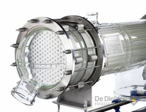 管壳式热交换器 - QVF®  - De Dietrich - 液体/液体 / 钢 / 耐腐蚀