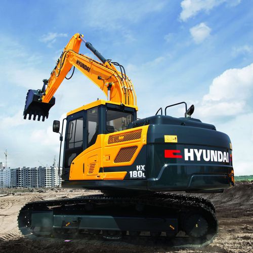中型挖掘机 - HX180L - HYUNDAI HEAYY INDUSTRIES - 履带式 / Tier 3 / 用于建筑工地