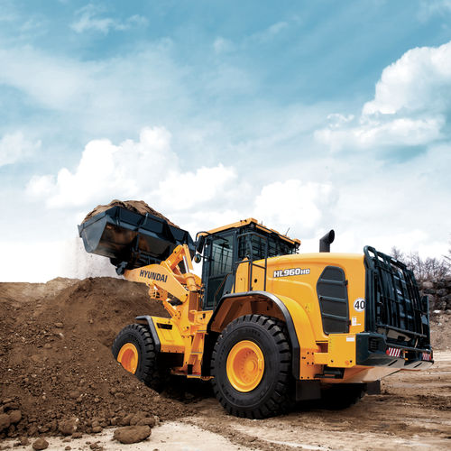带轮装载机 - HL965 - HYUNDAI HEAYY INDUSTRIES - 工程 / 采矿/采石 / 搬运