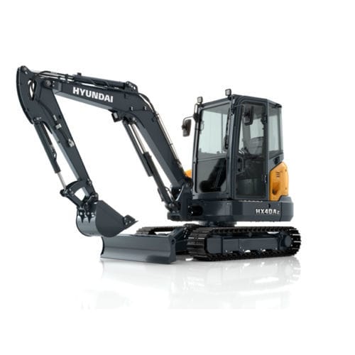 小型挖掘机 - HX40A - HYUNDAI HEAYY INDUSTRIES - 履带式 / 柴油 / 紧凑型