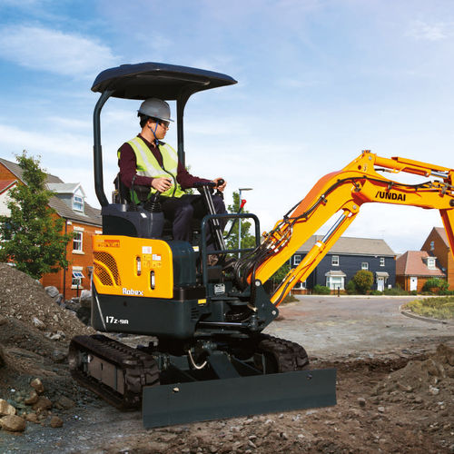 小型挖掘机 - HX17A Z - HYUNDAI HEAYY INDUSTRIES - 履带式 / Tier 3 / 用于建筑工地