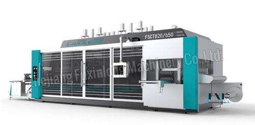 滚筒给料加热成型机 - FSCT-820/650 series - Zhejiang Fuxinlong Machinery Co.,Ltd - ABS / PP / 用于杯子生产