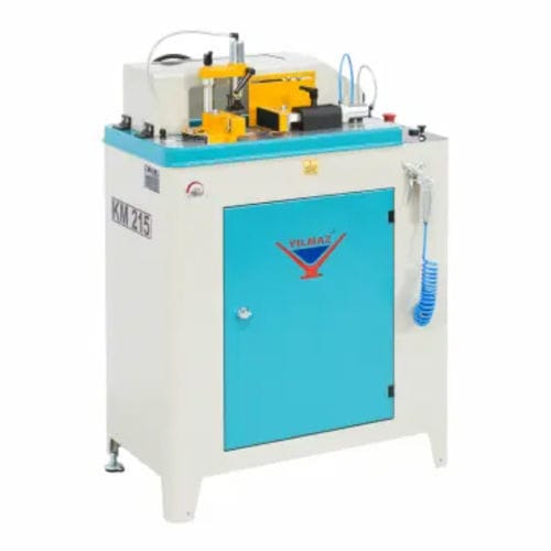 铝端面铣床 - KM 215 S - YILMAZ MACHINE - 用于PVC / 多角度 / 气动