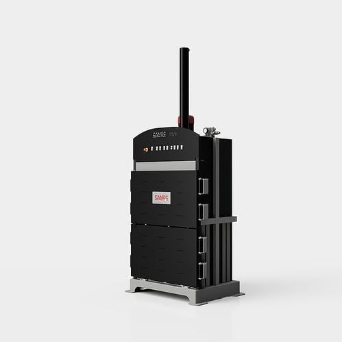 纸板箱打包压缩机 - P100T/P120T series - CAMEC srl - 用于纸张 / 用于塑料 / 垂直