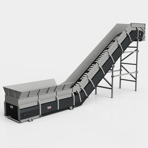 链条输送机 - NTM series - CAMEC srl - 倾斜 / 模块化 / 高度可调节