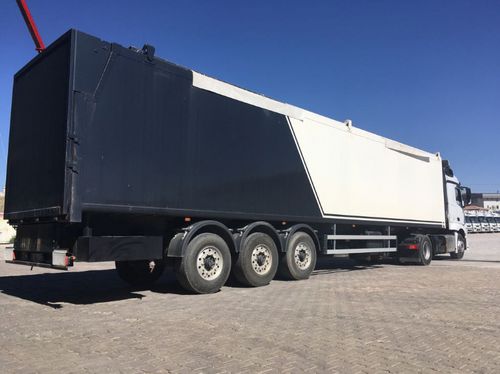 带可移动地板半挂车 - EMS Machinery - 废料 / 3车轴 / 双车轴