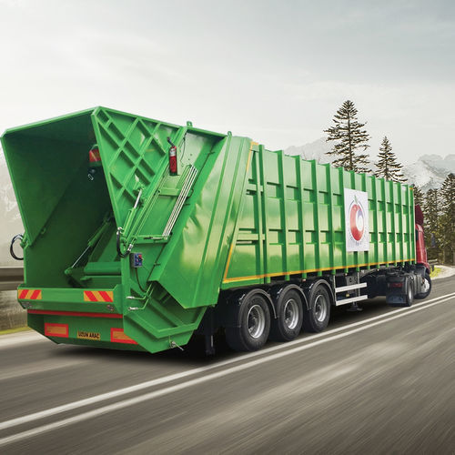 后装载半挂车 - EMS Machinery - 气动悬挂 / 废料 / 双车轴