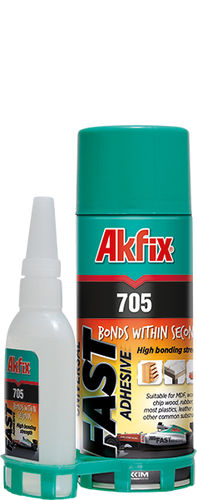 氰基丙烯酸盐胶 - 705, 702LV, 702HV, 702, 303 - Akkim Yapı Kimyasalları San. ve Tic. A.Ş. - 用于玻璃 / 通用 / 单组分