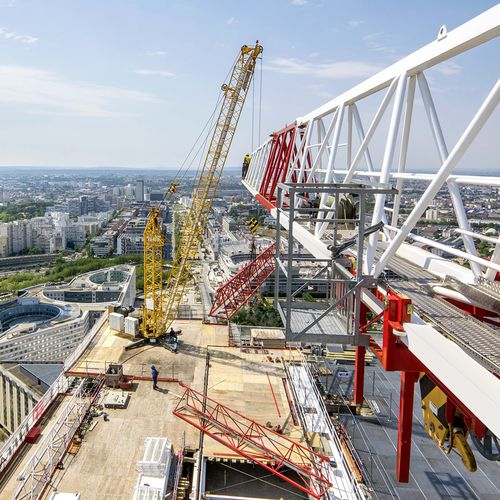 桅杆起重机 - 200 DR 5/10 Litronic - Liebherr Cranes/利勃海尔 - 固定式 / 工程 / 用于建筑