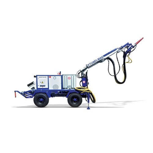 固定式混凝土泵 - Adroit 016ER / 016DR - TUNELMAK CONSTRUCTION MACHINERY INC - 室内、室外 / 隧道 / 户外