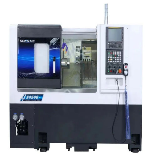 CNC数控车床 - X4540 - Ningbo GongTie Precision Machinery Co.,LTD - 卧式 / 双轴 / 斜凳